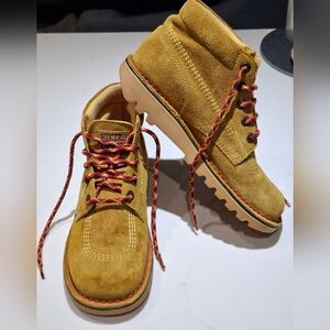 Kickers x Hikerdelic Tan Men's Suede Lace-up Hiking Boots (Size EU 41/US 8)